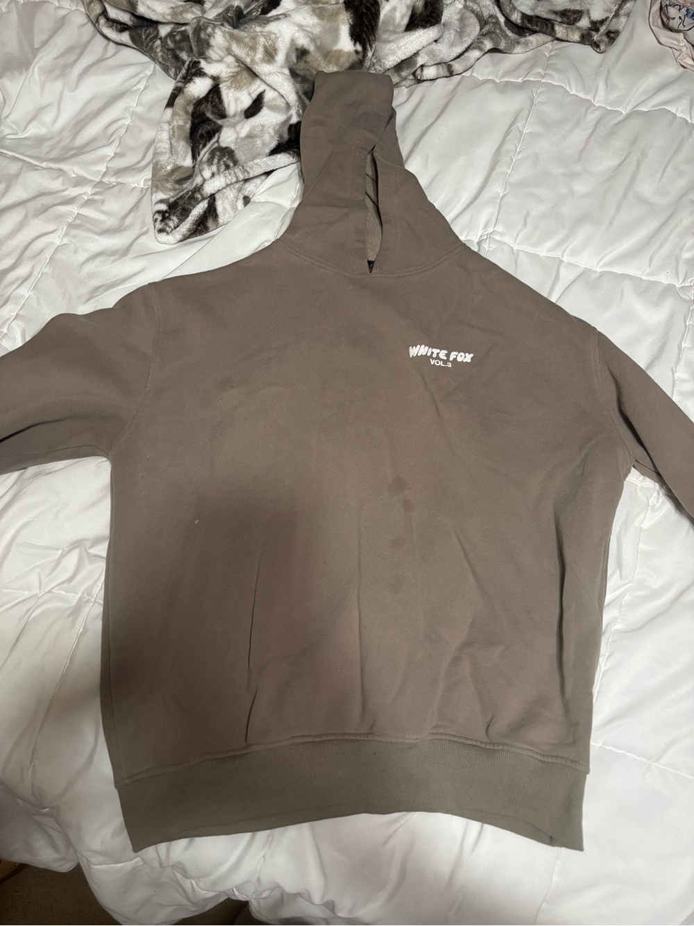 White Fox Boutique Women’s  Hoodie in Taupe Brown